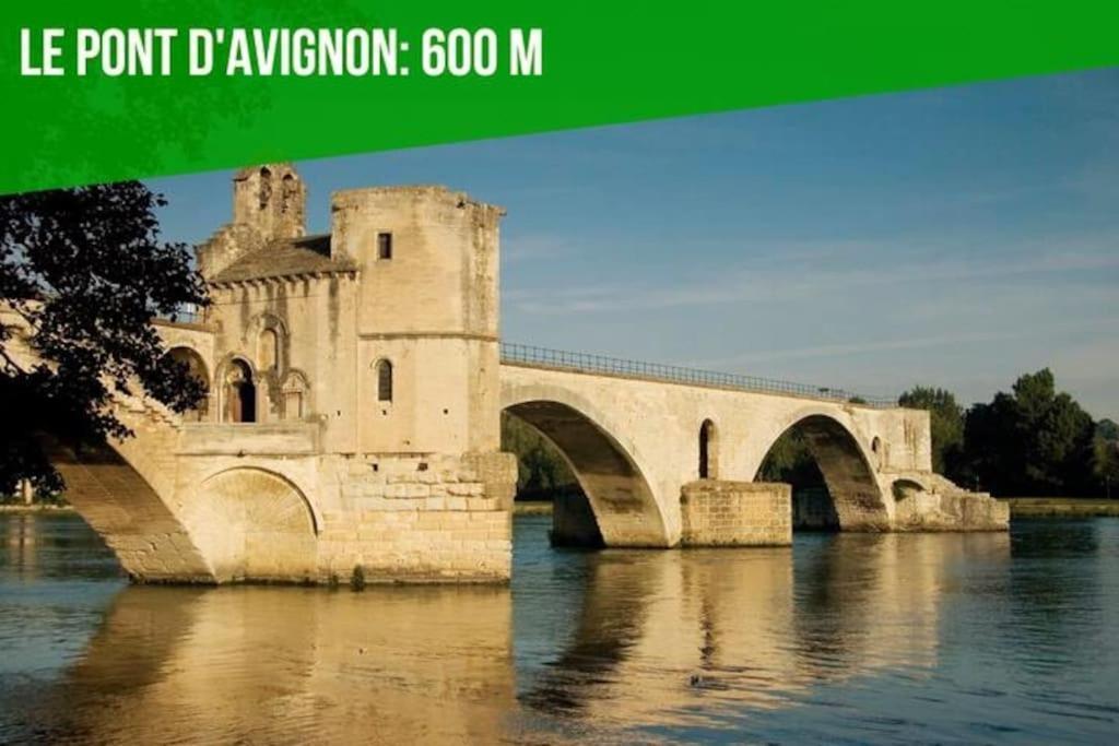 Apartament La Cachette De L'Horloge - Ac Clim - Wifi - 100M Palais Des Papes Awinion Zewnętrze zdjęcie